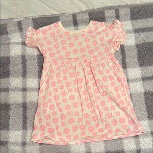 Old Navy Pink and Cream Casual Dress